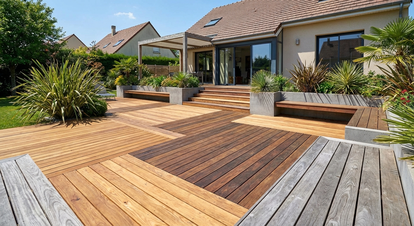 découvrez le coût moyen au m² pour la pose d'une terrasse en bois en 2026. guide complet des prix, facteurs influençant le tarif et conseils pour un budget maîtrisé.