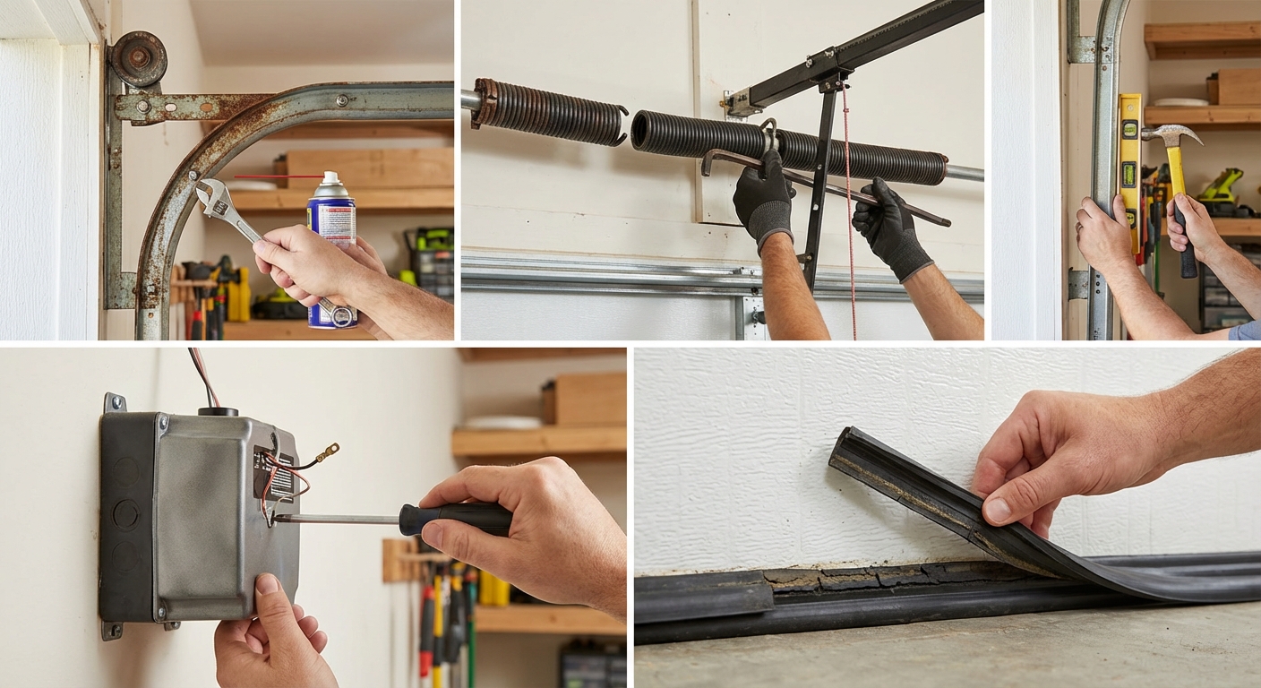 découvrez les 5 problèmes courants des portes de garage et apprenez des solutions simples pour les réparer rapidement et facilement.