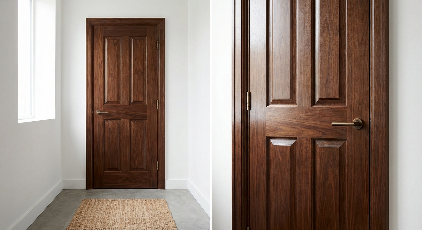 découvrez notre porte intérieure en bois massif alliant qualité exceptionnelle et élégance intemporelle pour sublimer votre intérieur.